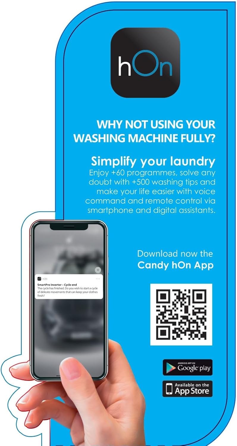 Candy 10Kg Front Load Washing Machine CSO4106TWMB-19