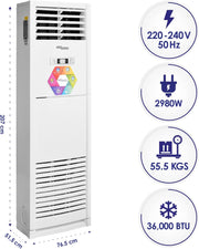 Super General 3 Ton Floor Standing Air Conditioner SGFS36NE - Teq Souq
