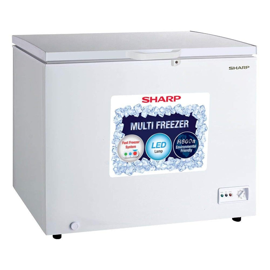 SHARP 190L Chest Freezer with Built in Condenser SCF-K190X-WH3 - Teq Souq