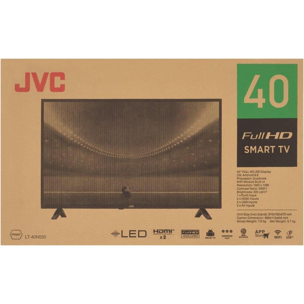 JVC 40" Full HD Smart Television LT-40N550