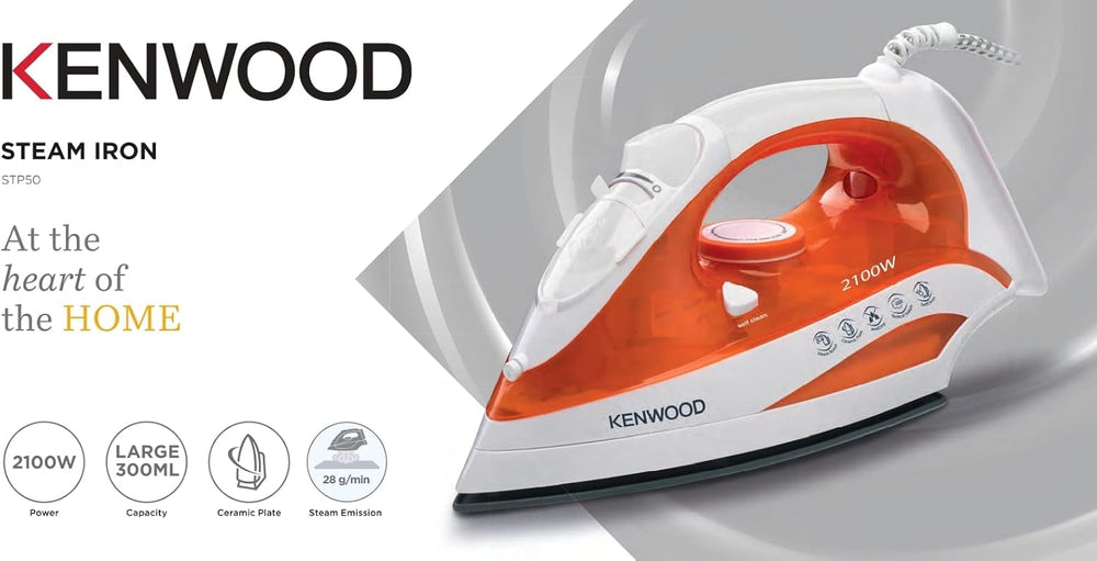 KENWOOD 2100W Steam Iron STP50.000WO