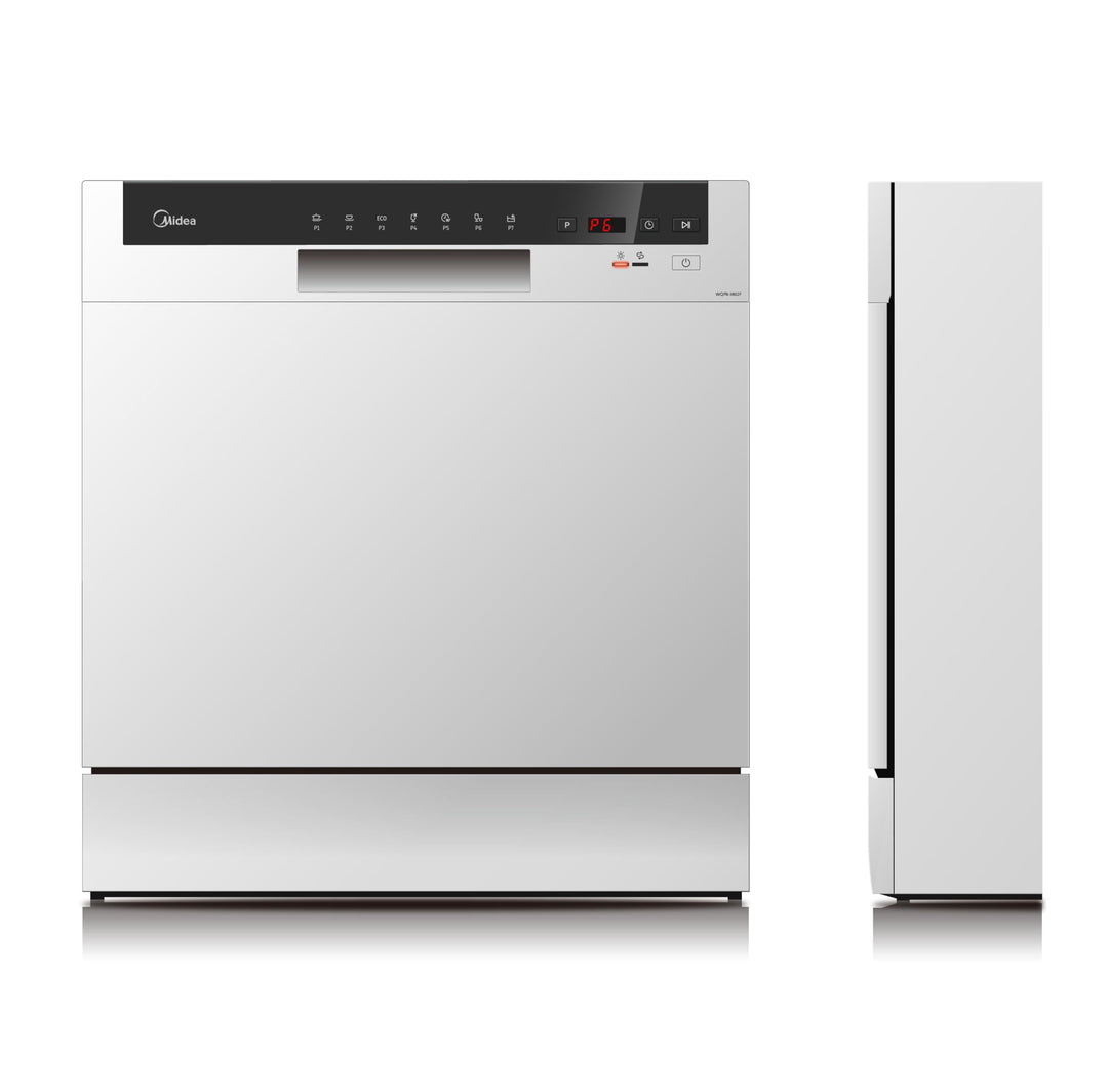 Midea 8 Place Settings Counter Top Dishwasher WQP83802FS - Teq Souq