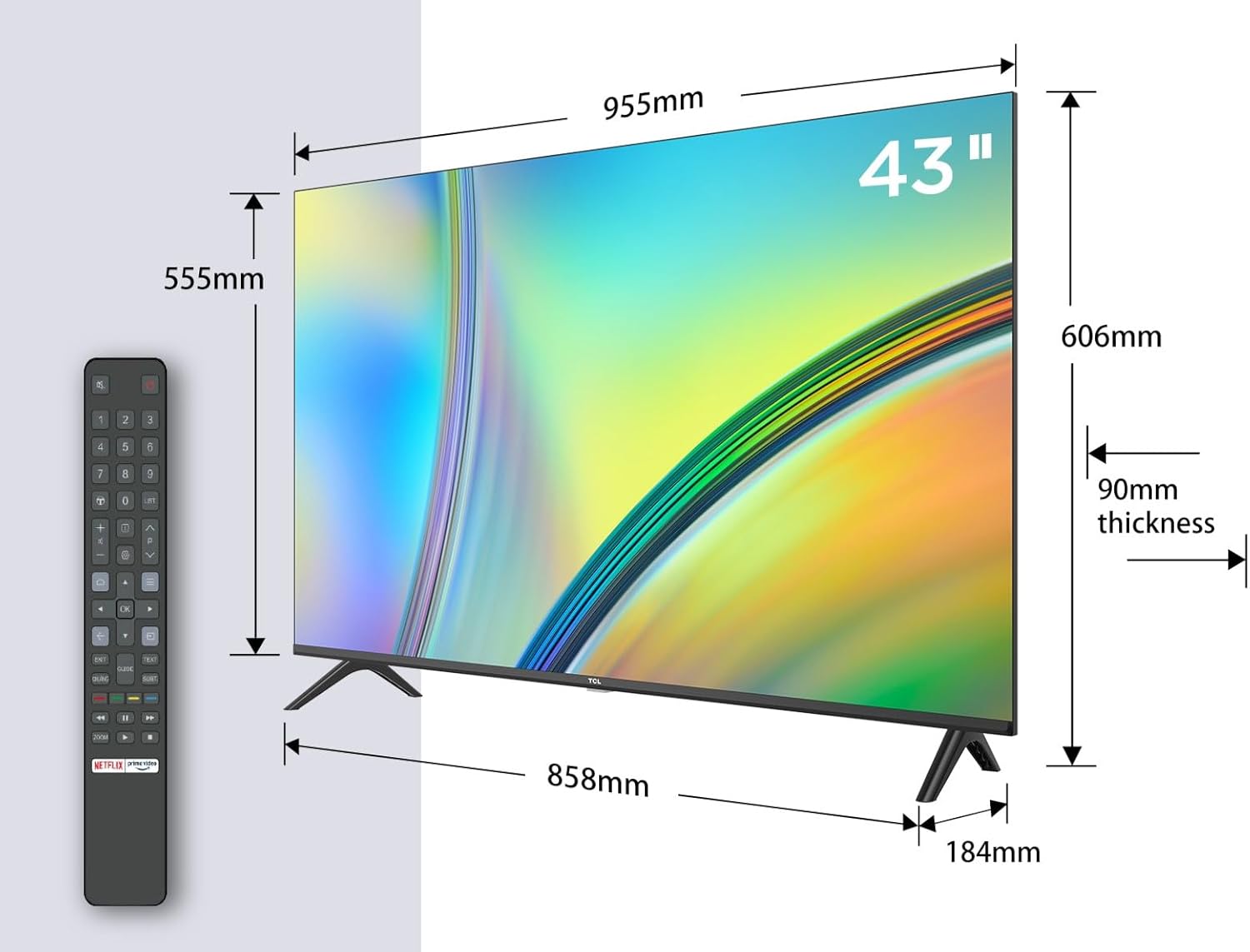 TCL 43" Full HD Smart Television 43S5400A