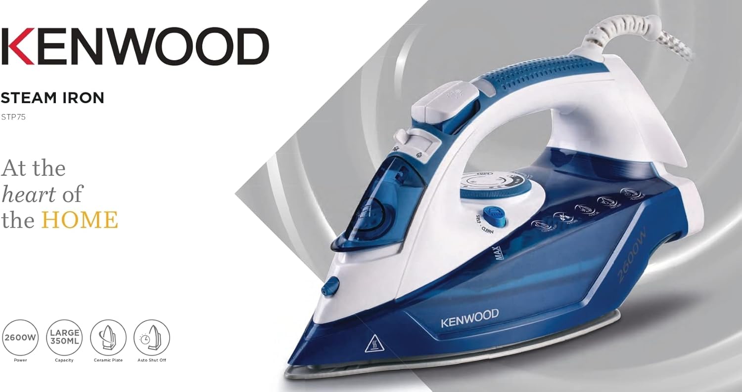 KENWOOD 2600W Steam Iron STP75.000WB