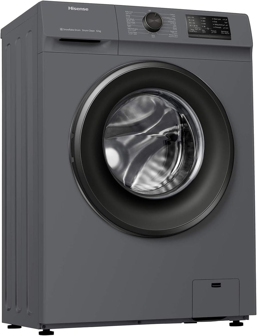 Hisense 6Kg Front Load Washing Machine WFVC6010T - Teq Souq