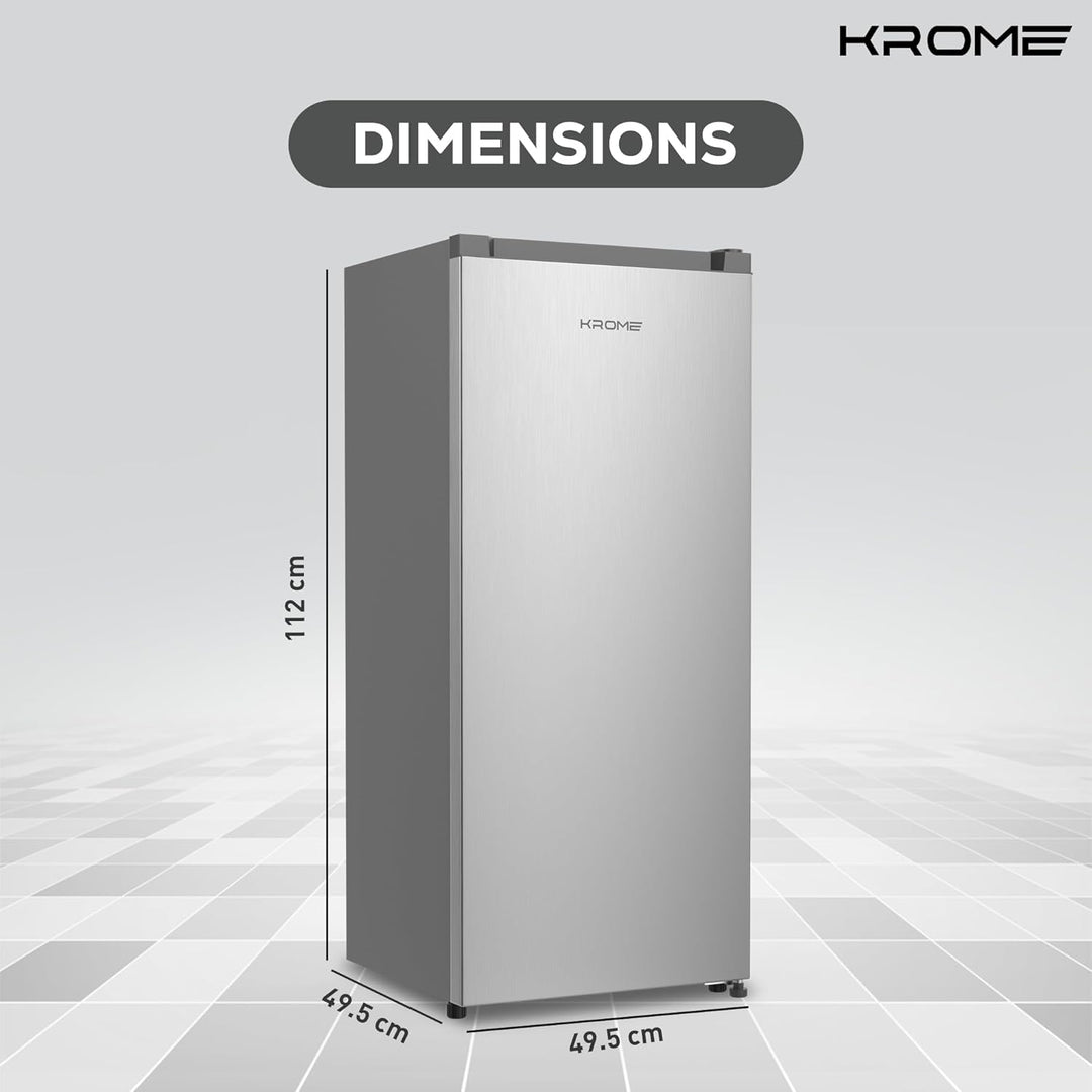 Krome 120L Single Door Refrigerator KR-RDC120H - Teq Souq