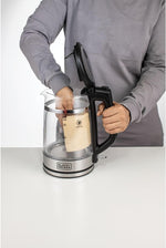 Load image into Gallery viewer, BLACK+DECKER 2200W Glass Kettle Double Wall GK220-B5
