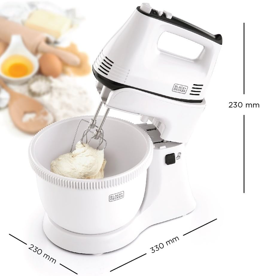 BLACK+DECKER 300W Hand Mixer With Bowl M700-B5