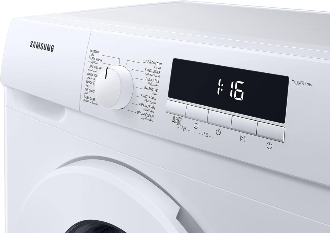 Samsung 7Kg Front Load Washing Machine WW70T3020WW/GU - Teq Souq