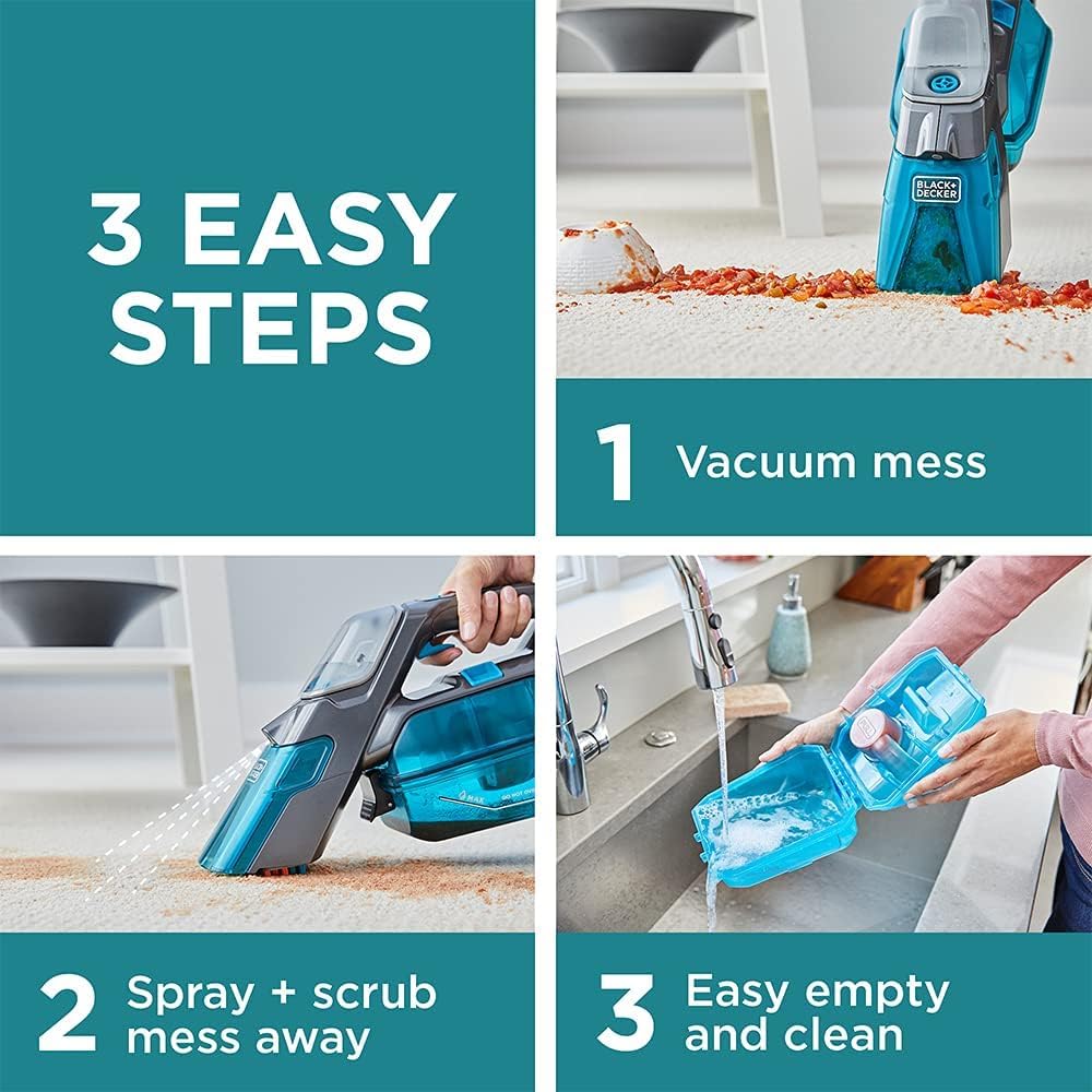 BLACK+DECKER 12V Cordless Spillbuster BHSB315J-GB