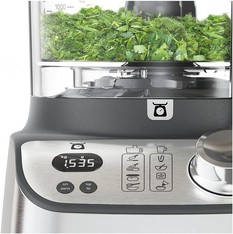 KENWOOD 1000W Food Processor with Blender, Grinder Mill, Dual Metal Whisk, Dough Maker, Citrus Juicer FDM71.690SS - Teq Souq