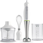 Load image into Gallery viewer, KENWOOD 600W Hand Blender with Chopper, Beaker, Whisk, Stainless Steel Wand HDP109WG - Teq Souq
