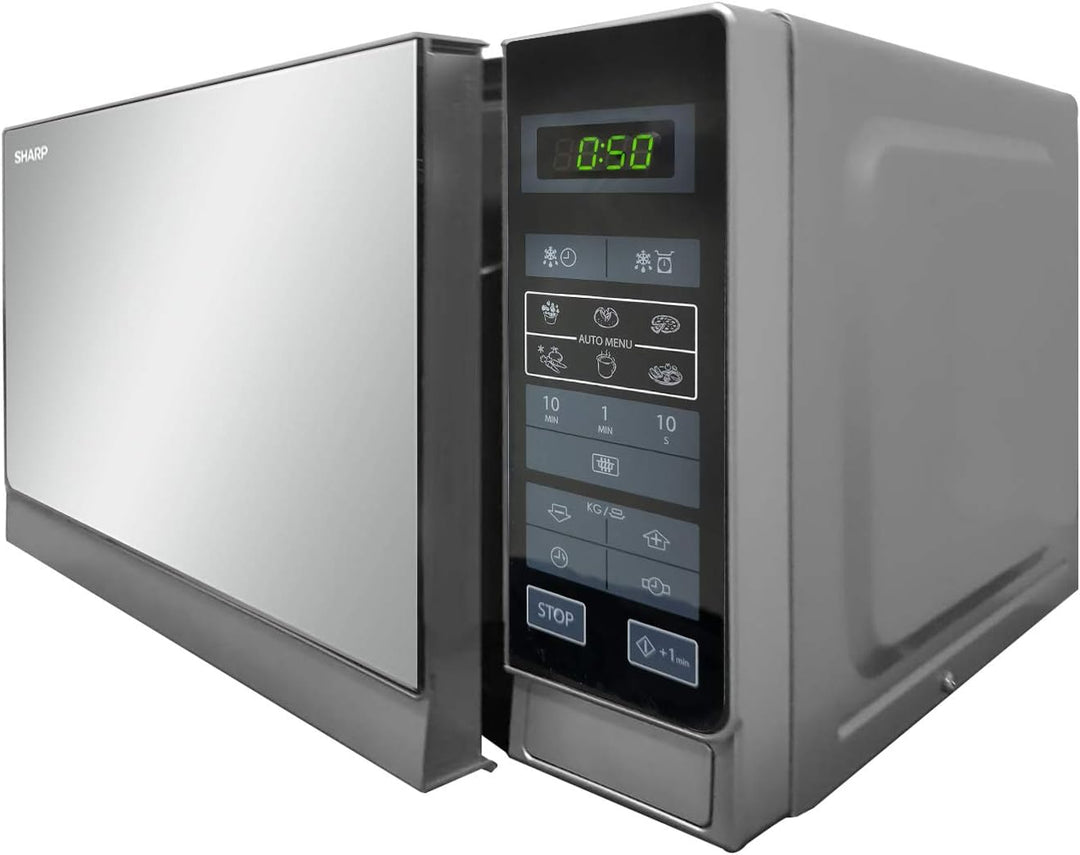 SHARP 20L Digital Solo Microwave Oven R-20MT-S - Teq Souq