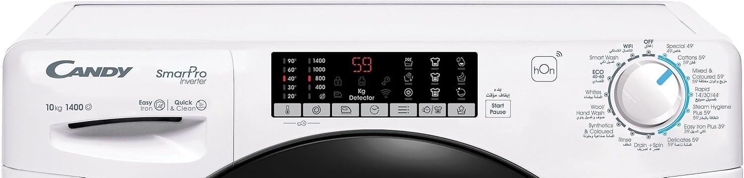 Candy 10Kg Front Load Washing Machine CSO4106TWMB-19