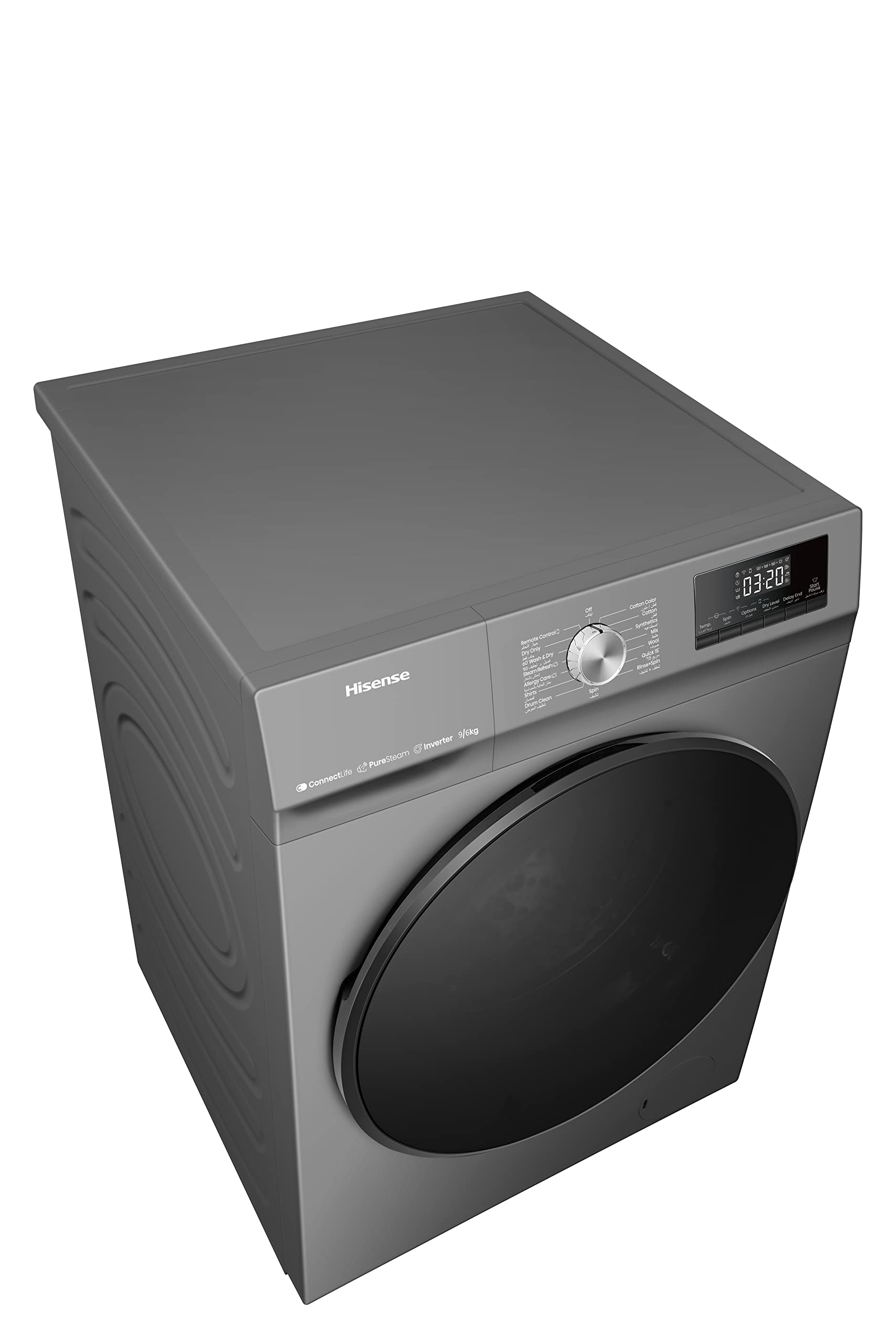 Hisense 9/6Kg Front Load Washer & Dryer with WiFi WDQY9014EVJMWT