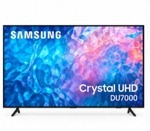 Samsung 65-Inch DU7000 Crystal UHD 4K Smart LED TV (2024) – PurColor, Crystal Processor 4K, HDR10+, Tizen OS, Motion Xcelerator, Black (UA65DU7000UXZN) - Teq Souq