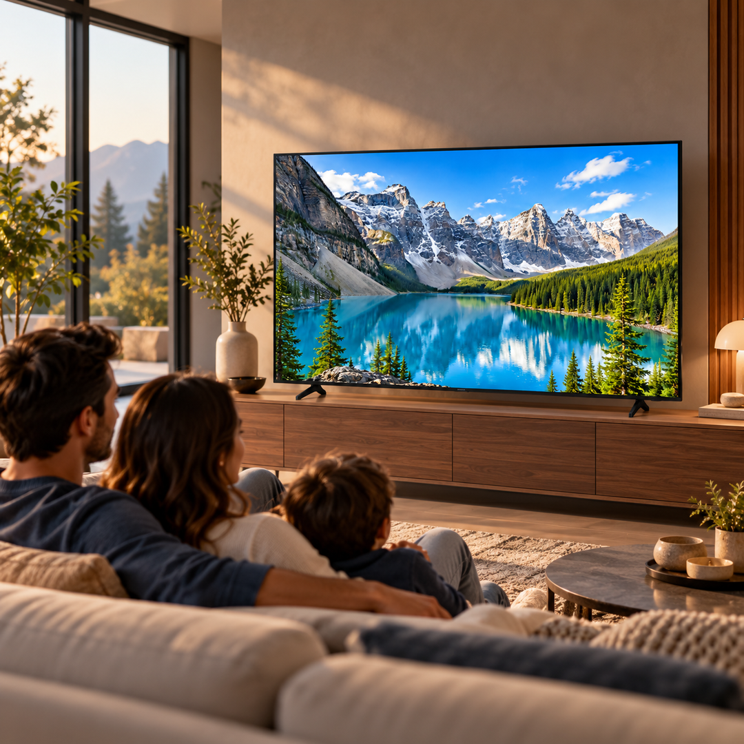 Samsung 65-Inch DU8000 Crystal UHD 4K Smart LED TV (2024) – Dynamic Crystal Color, Crystal Processor 4K, HDR, AirSlim Design, Tizen OS, Black (UA65DU8000UXZN) - Teq Souq
