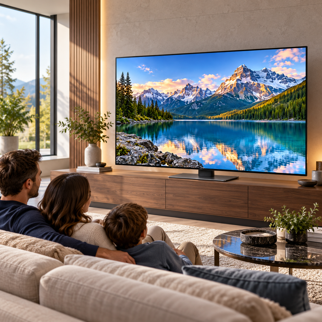 Samsung 65-Inch S90F OLED 4K Vision AI Smart TV (2025) – NQ4 AI Gen3 Processor, OLED HDR+, 144Hz Motion Xcelerator, Dolby Atmos, Tizen OS, Black - Teq Souq