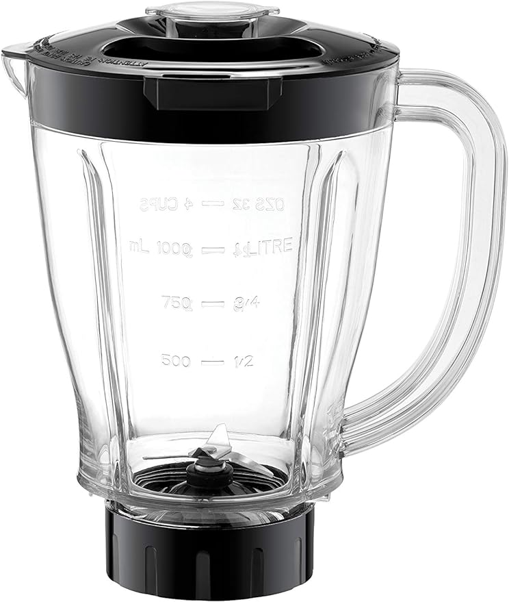 BLACK+DECKER 400W 1.5L Blender with Grinder Mill + Extra Jar BX365J-B5 - Teq Souq