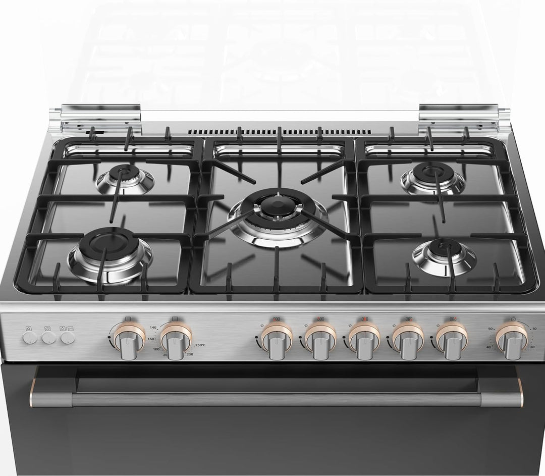 TOSHIBA 90x60 5 Burners Gas Cooker RL2-90G5GE(MR)