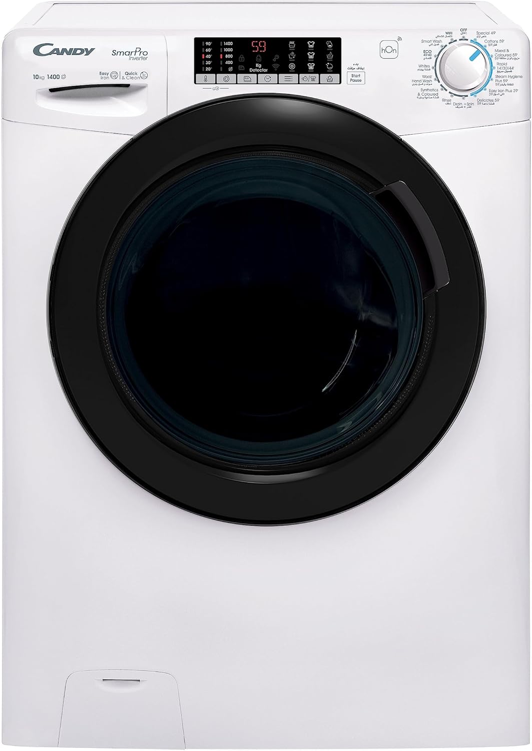 Candy 10Kg Front Load Washing Machine CSO4106TWMB-19