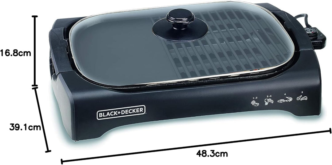 BLACK+DECKER 2200W Flat Grill LGM70-B5