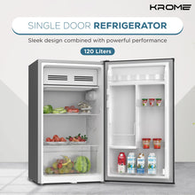 Krome 120L Single Door Refrigerator KR-RDC120H - Teq Souq