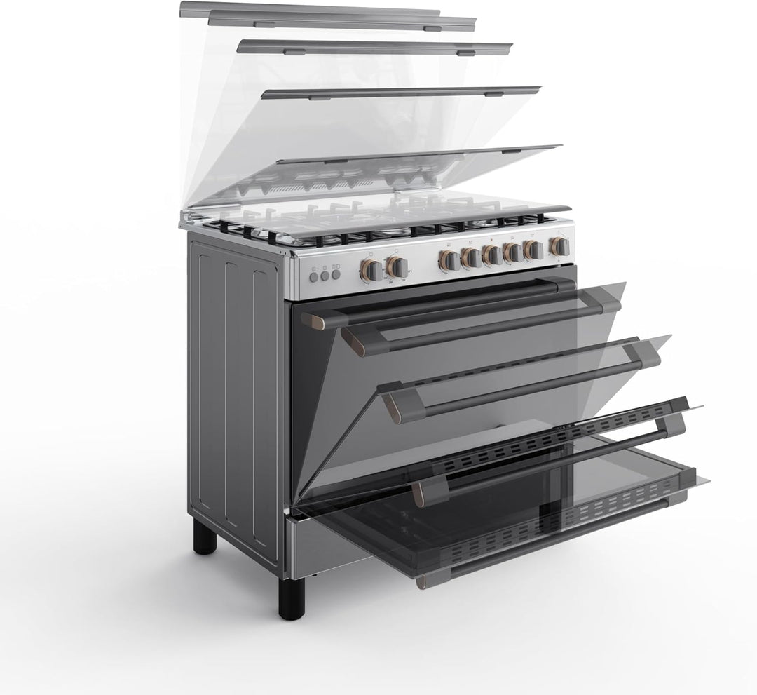 TOSHIBA 90x60 5 Burners Gas Cooker RL2-90G5GE(MR)