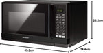 Load image into Gallery viewer, SHARP 20L Digital Solo Microwave Oven R-20GHM-BK3 - Teq Souq
