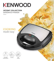KENWOOD 750W 3 In 1 Sandwich, Grill/Griddle, Waffle, Dual Plate Press For Toasties SMM01.A0BK