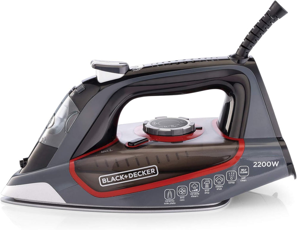 BLACK+DECKER 2200W Steam Iron X2050-B5 - Teq Souq