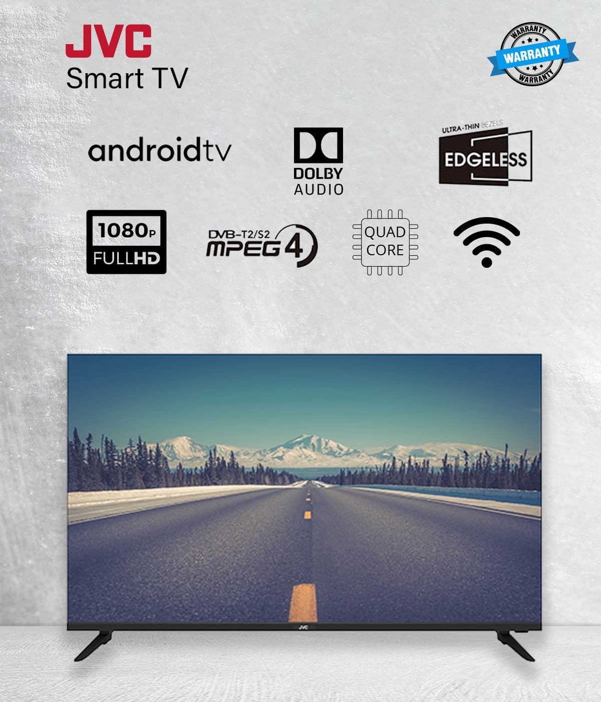 JVC 43" 4K UHD Smart Television LT-43N5105