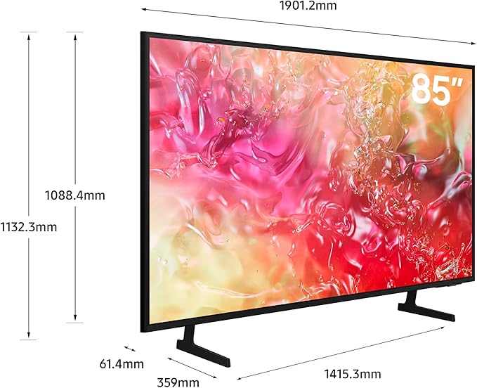 SAMSUNG 85" 4K UHD Smart Television UA85DU7000UXZN