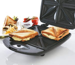Load image into Gallery viewer, BLACK+DECKER 1400W Sandwich Maker 4 Slot Interchangable And Grill TS4080-B5
