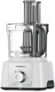 KENWOOD 1000W Food Processor With 3L Bowl, 2 Stainless Steel Disks, Blender, Grinder Mill, Whisk, Dough Maker FDP65.400WH