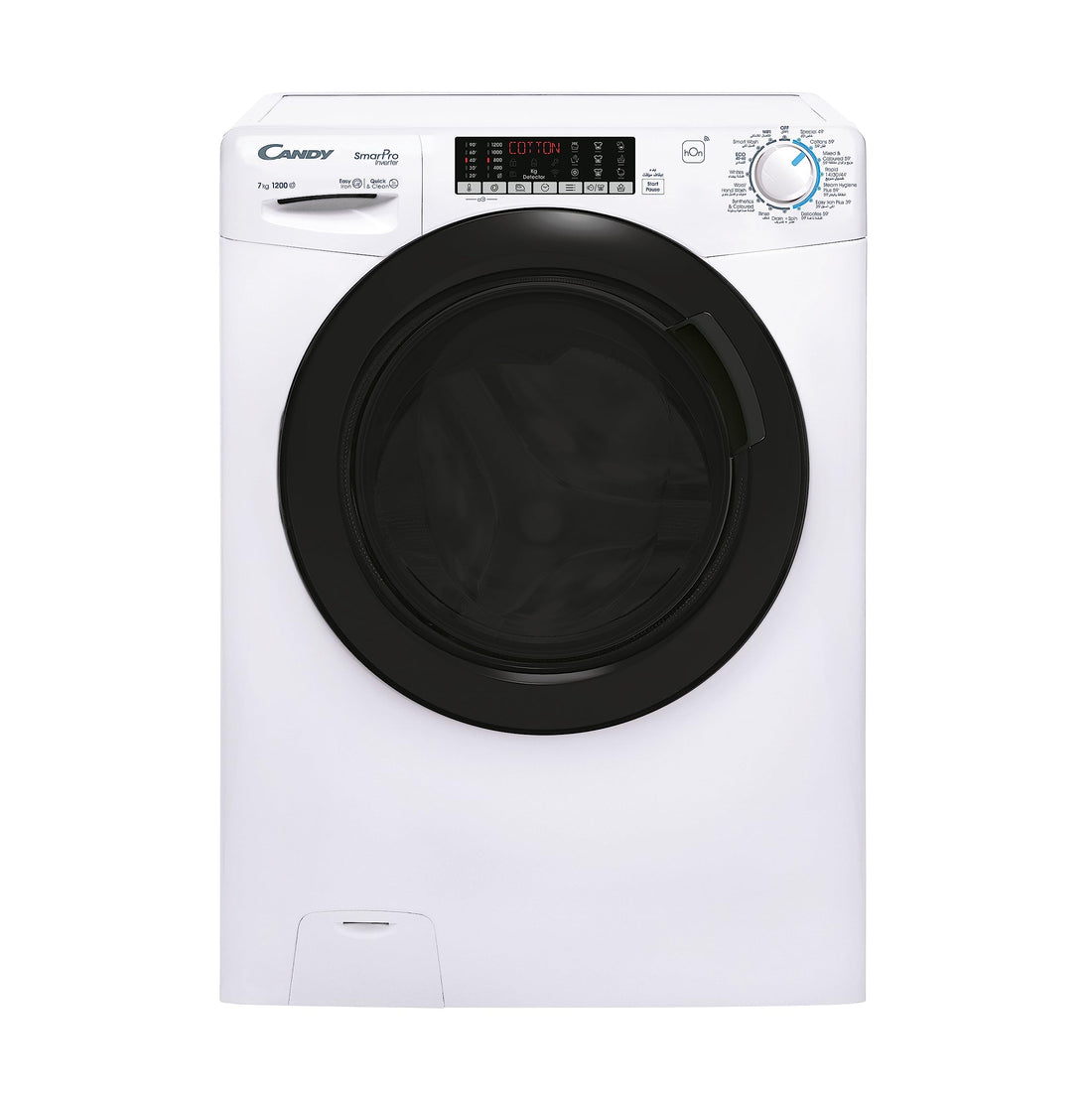 Candy 7Kg Front Load Washing Machine CSO276TWMB-19 - Teq Souq