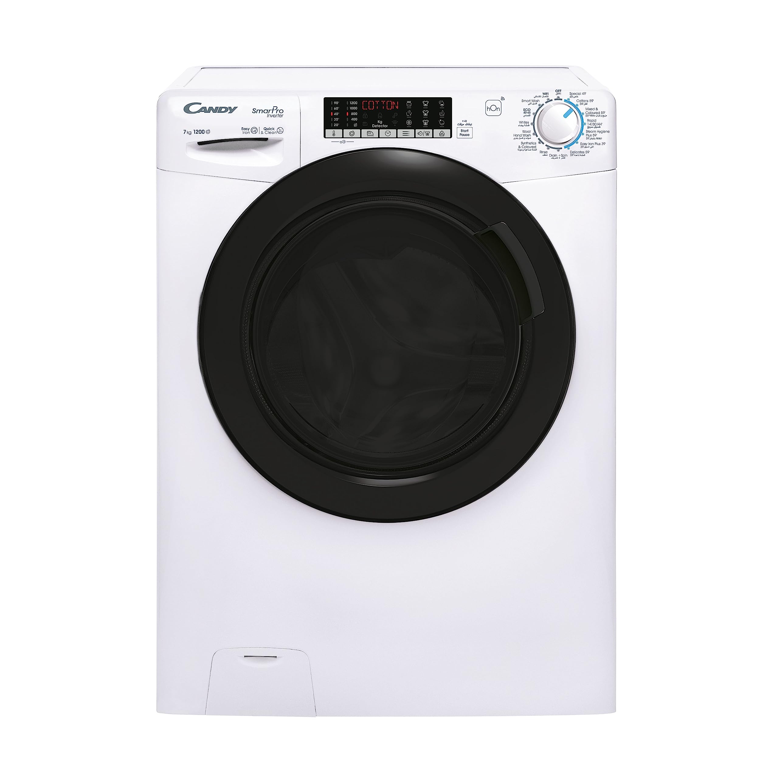 Candy 7Kg Front Load Washing Machine CSO276TWMB-19