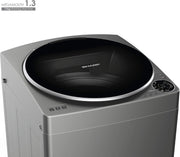SHARP 11Kg Top Load Fully Automatic Washing Machine EST-MW135Z-S - Teq Souq