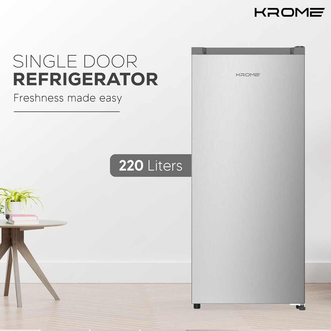 Krome 120L Single Door Refrigerator KR-RDC120H - Teq Souq