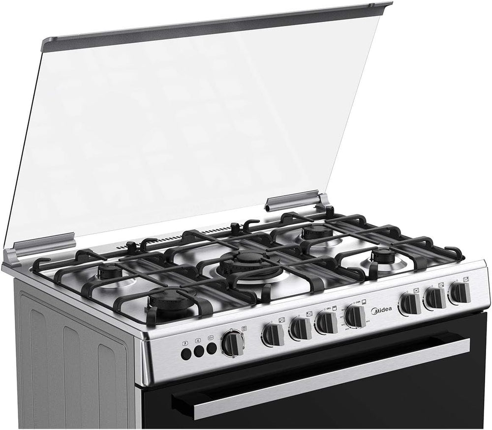 Midea 90x60 5 Burners Gas Cooker LME95028FFD - Teq Souq