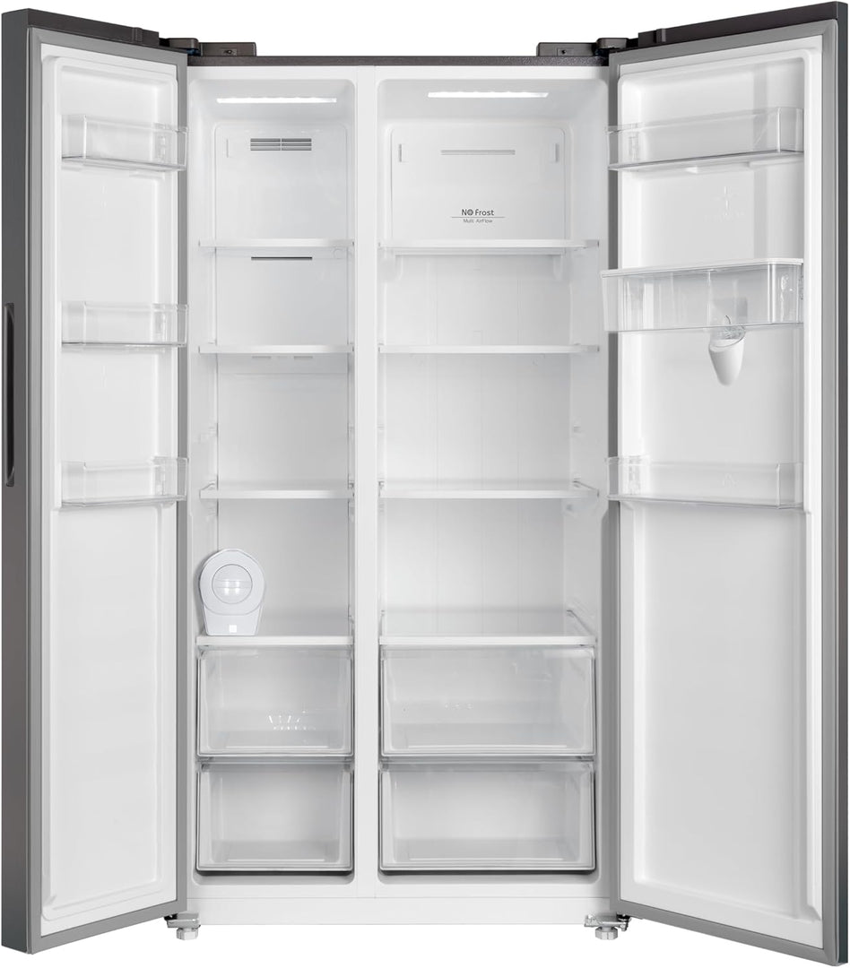 Krome 600L Side by Side Refrigerator with Water Dispenser KR-SBS600WM - Teq Souq