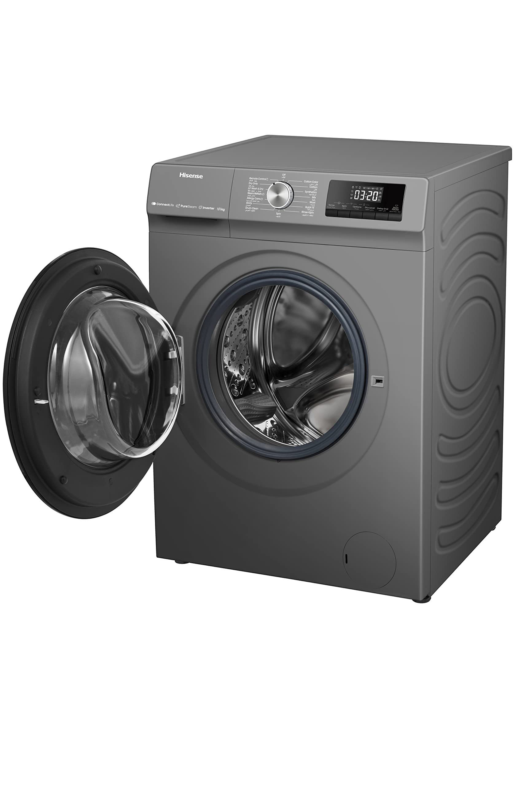 Hisense 9/6Kg Front Load Washer & Dryer with WiFi WDQY9014EVJMWT