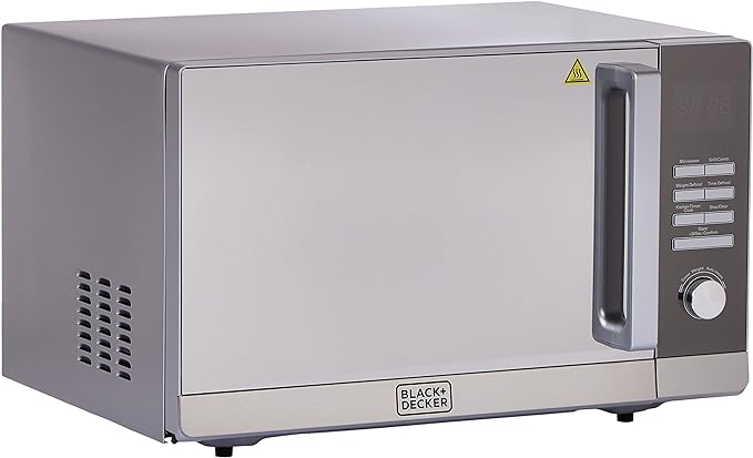 BLACK+DECKER 30L Microwave Oven With Grill Mirror Finish MZ30PGSS-B5