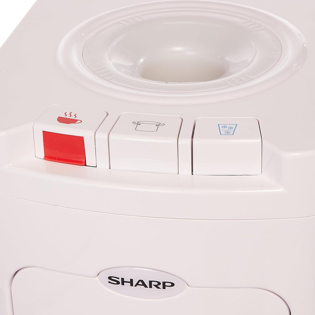 SHARP 3 Tap Top Load Water Dispenser SWD-E3TLC-WH3