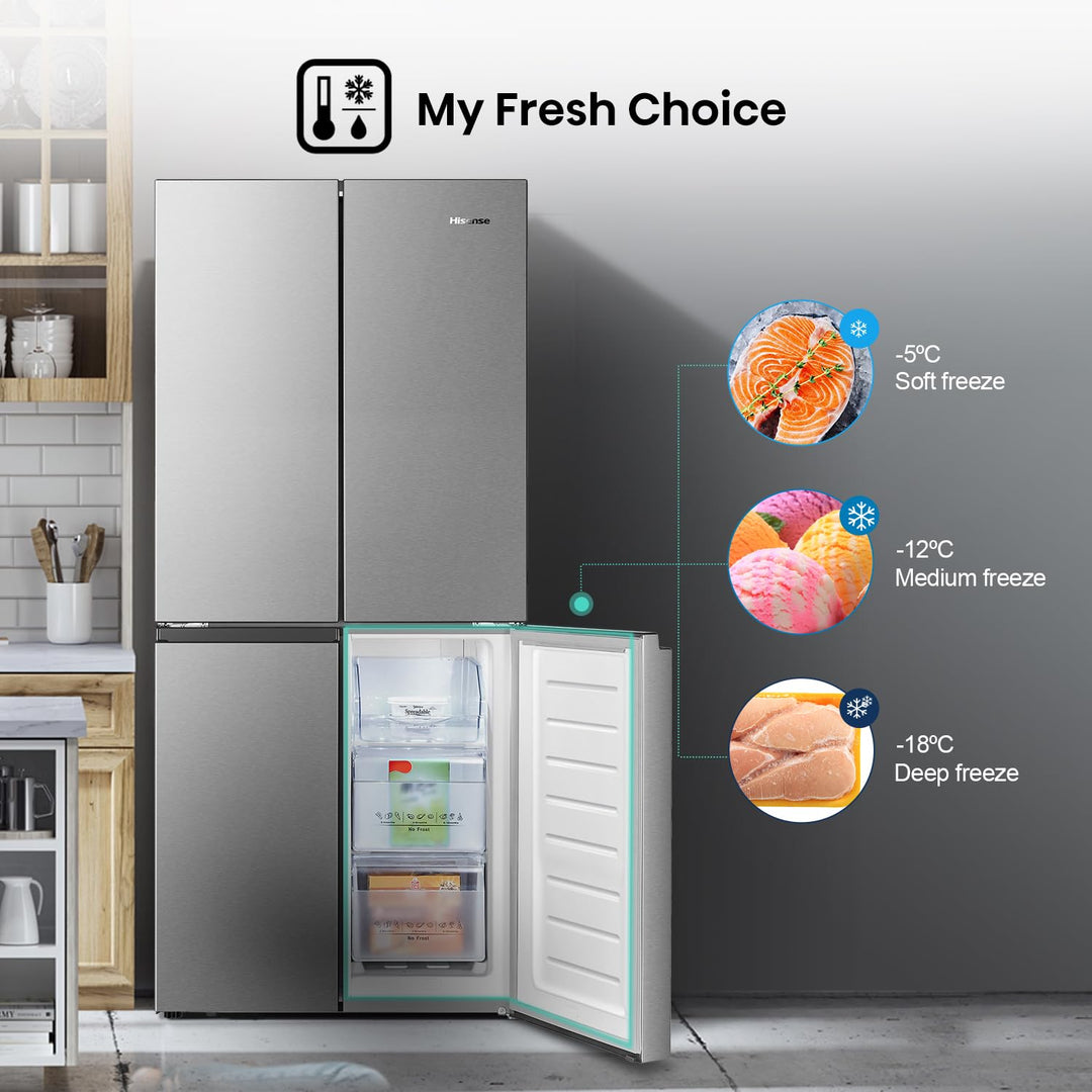 Hisense 561L Four Door Refrigerator RQ561N4AC1 - Teq Souq