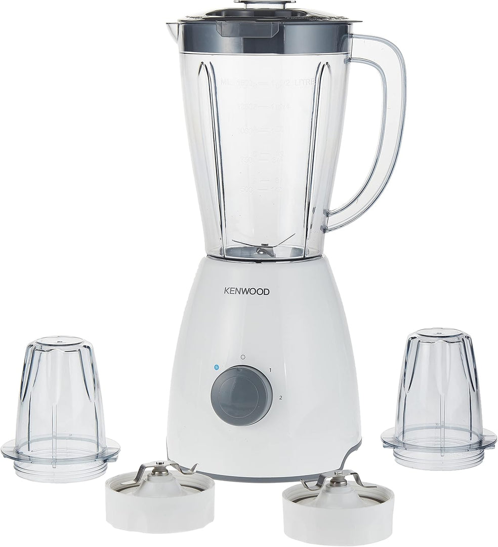 KENWOOD 400W 1.5L  Blender With Grinder Mill -  BLP10.C0WH - Teq Souq
