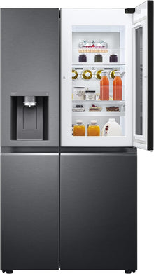 LG 617L Instaview Side By Side Refrigerator GR-X267CQES - Teq Souq