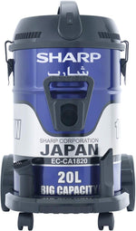 Load image into Gallery viewer, SHARP 1800W 18L Drum Vacuum Cleaner Blue EC-CA1820 - Teq Souq
