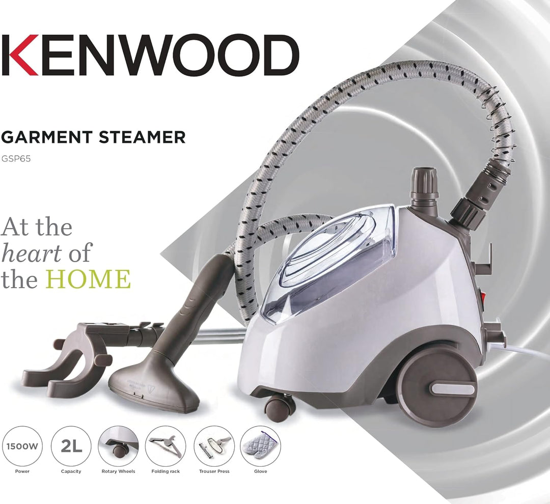 KENWOOD 1500W 2L Garment Steamer GSP65.500PK - Teq Souq