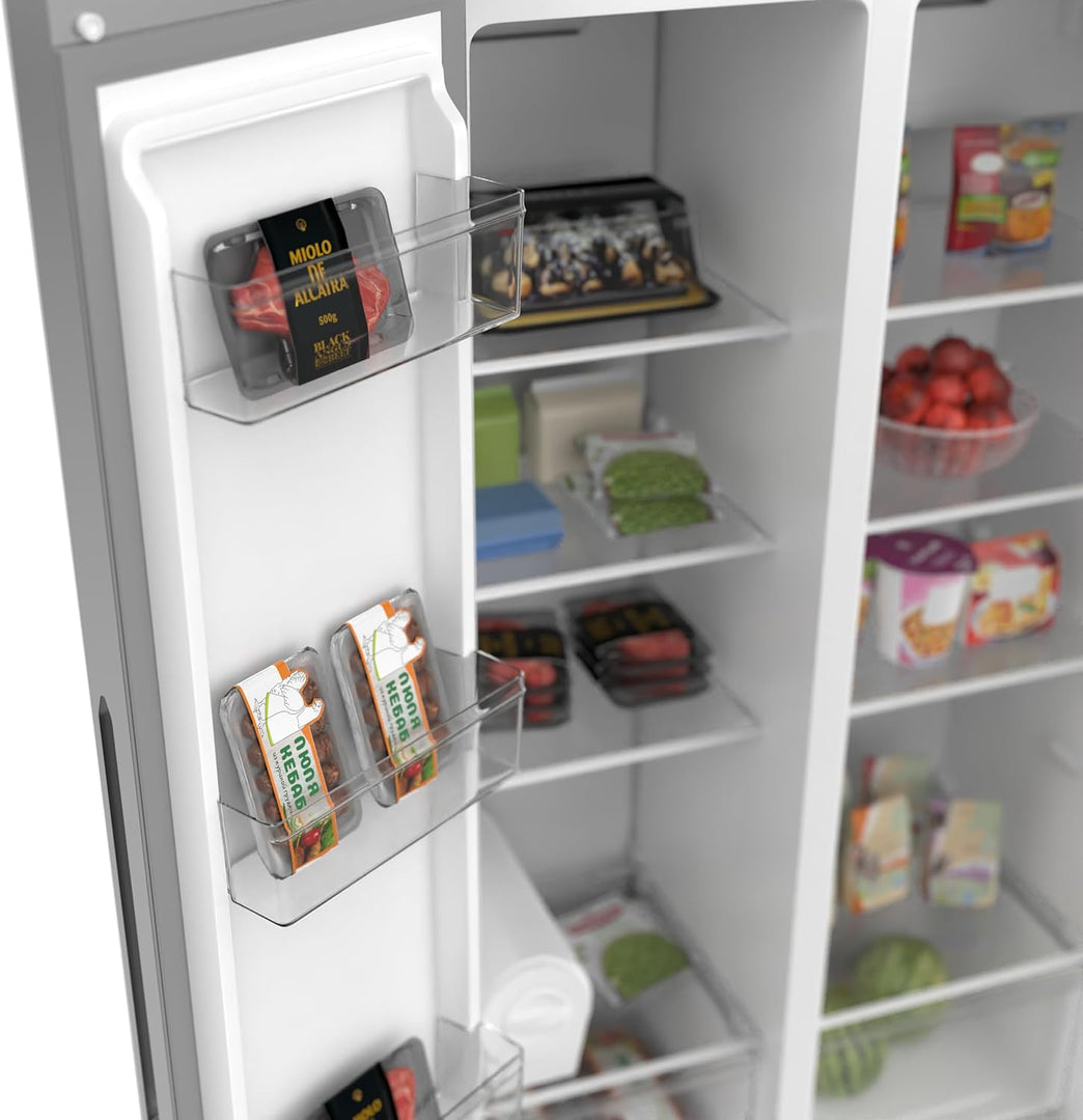 Krome 600L Side by Side Refrigerator with Water Dispenser KR-SBS600WM - Teq Souq